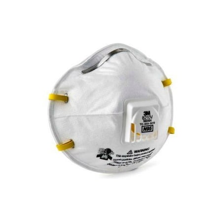 3M„¢ 8210V N95 Disposable Particulate Respirator, 10/Box